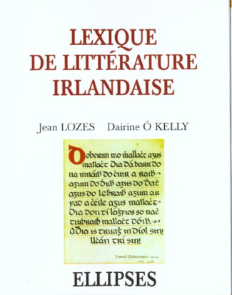 Lexique de littérature irlandaise