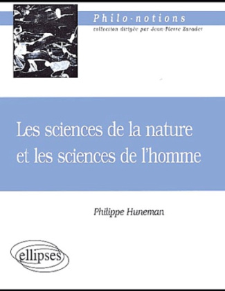 Les sciences de la nature et les sciences de l'homme