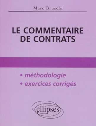 Le commentaire de contrats