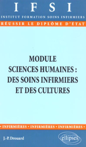 Module sciences humaines : des soins infirmiers et des cultures