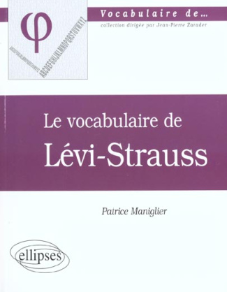 Le vocabulaire de Lévi-Strauss
