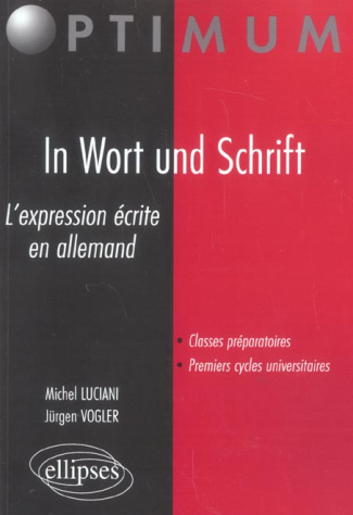 In Wort und Schrift . L'expression écrite en allemand
