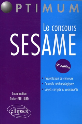 Le concours Sésame. 5e édition