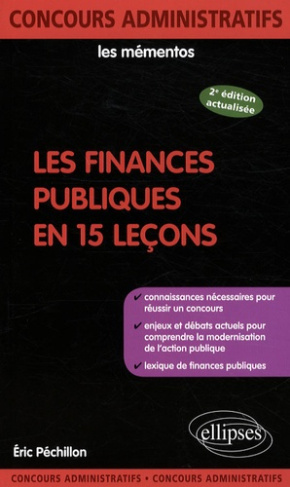 Les finances publiques en 15 leçons. 2e édition