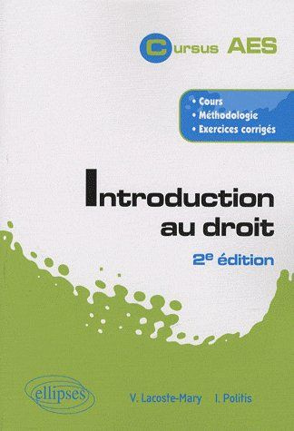 Introduction au droit. 2e édition
