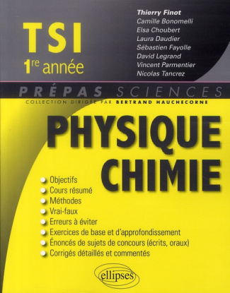 Physique chimie TSI 1ere année