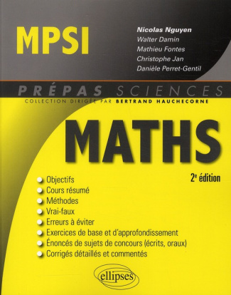 MATHEMATIQUES MPSI - 2E EDITION