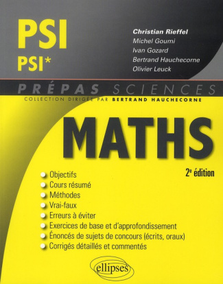 Mathématiques PSI/PSI*. 2e édition