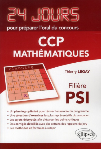 Mathématiques. Concours CCP filière PSI