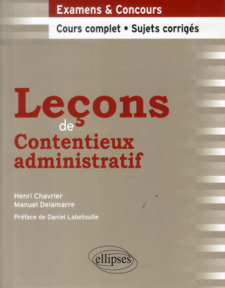 Leçons de contentieux administratif