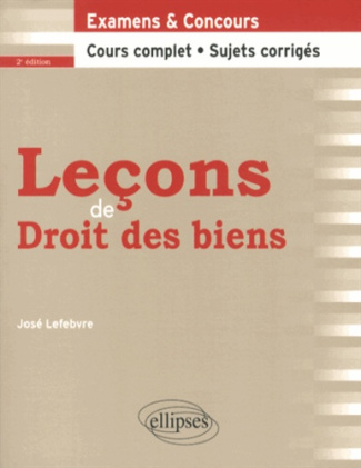 Leçons de droit des biens. 2e édition