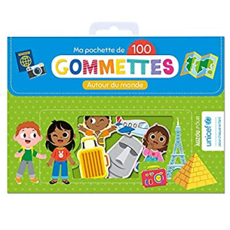 Ma pochette de 100 gommettes. Autour du monde
