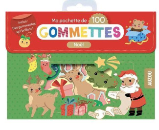 Ma pochette de 100 gommettes Noël