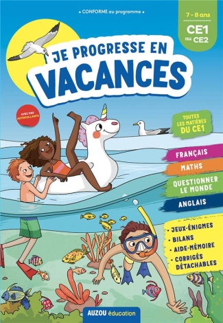 Je progresse en vacances du CE1 au CE2. Edition 2021