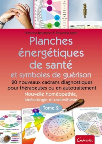 Planches énergétiques de santé et symboles de guérison. Tome 2, 20 nouveaux cadrans diagnostiques po