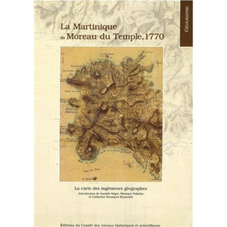 CARTE DE LA MARTINIQUE DE MOREAU DU TEMPLE
