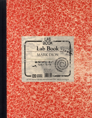 Carnet de fouilles/ Lab Book
