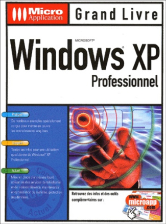 WINDOWS XP PROFESSIONNEL GRAND LIVRE