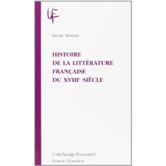 HISTOIRE DE LA LITTERATURE FRANCAISE DU XVIIIEME SIECLE