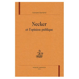 NECKER ET L'OPINION PUBLIQUE.