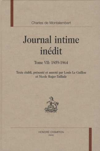 JOURNAL INTIME INEDIT. T7 1859-1864