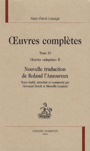 OEUVRES COMPLETES. T10. OEUVRES ADAPTEES II. NOUVELLE TRADUCTION DE ROLAND L'AMOUREUX
