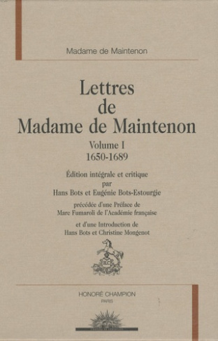 LETTRES T1 : 1650-1689