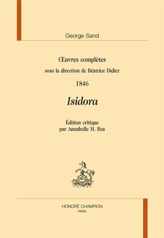 Isidora, oeuvres complètes 1846