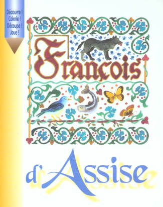 François d'Assise. Livre à colorier