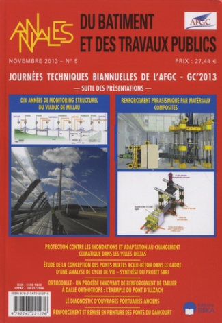 Annales du bâtiment et des travaux publics N° 5, Novembre 2013 : Journées techniques biannuelles de