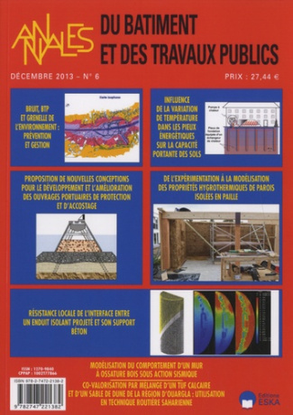 Annales du bâtiment et des travaux publics N° 6, Décembre 2013