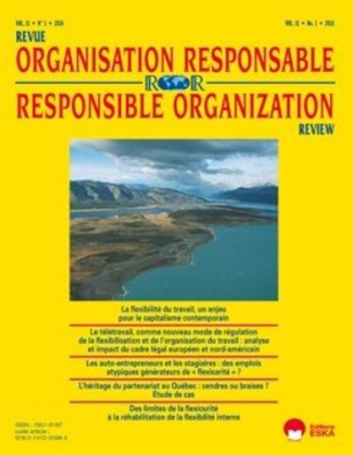 Revue de l'Organisation Responsable Volume 11 N° 1/2016