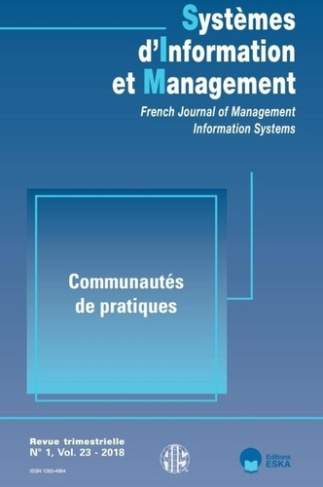 Systèmes d'Information et Management N° 1/2018 : Communautés de pratiques