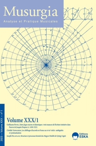 Musurgia Volume XXX 1-2023. Xxx 2023