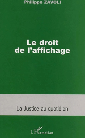 Le droit de l'affichage