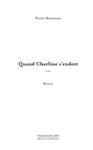 Quand charline s'endort ...