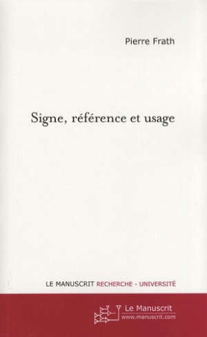 Signe, référence et usage