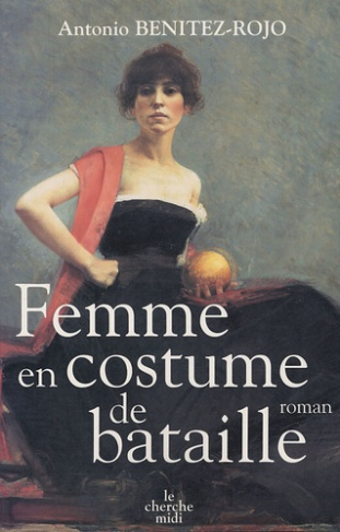 Femme en costume de bataille