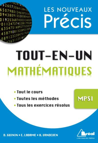 Tout-en-un Mathématiques MPSI