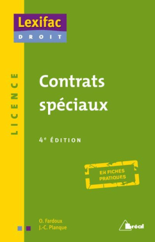 Contrats spéciaux. 4e édition