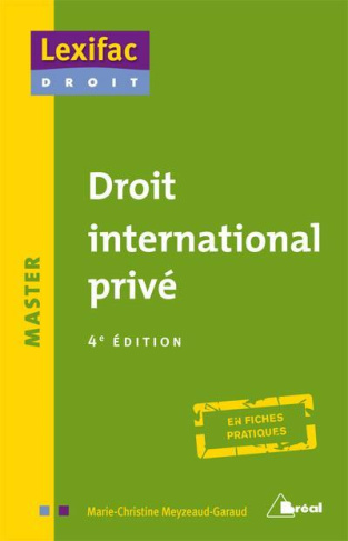 Droit international privé. 4e édition
