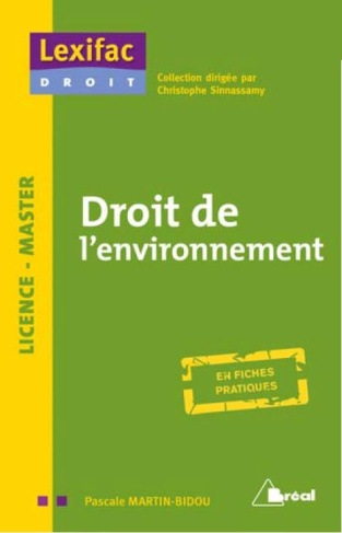 Droit de l'environnement. Licence & Master
