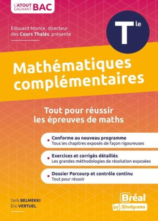 Mathématiques complémentaires Tle. Edition 2022