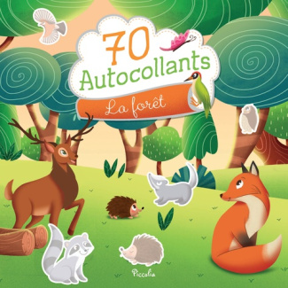 70 autocollants la forêt