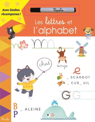 Les lettres et l'alphabet. Avec 1 feutre effaçable