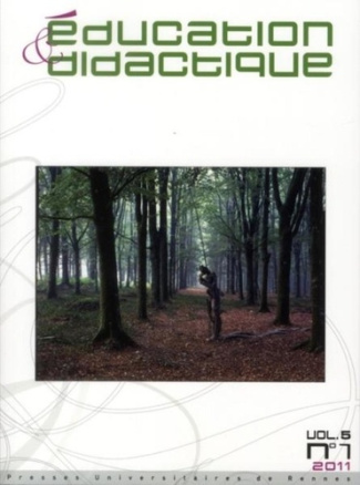Education & didactique Volume 5 N° 1, Avril 2011