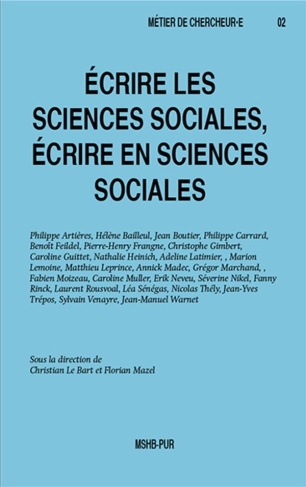 Ecrire les sciences sociales