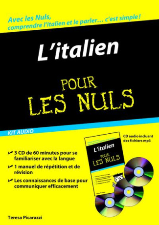 L'italien pour les Nuls. Avec 3 CD audio