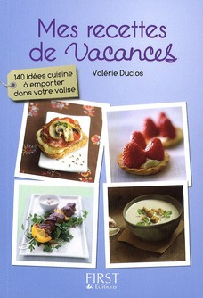 Le petit livre de mes recettes de vacances