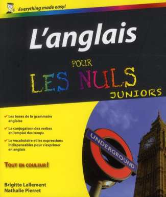 L'ANGLAIS POUR LES NULS JUNIORS